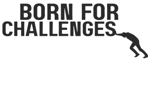Logo Born For Challenge
